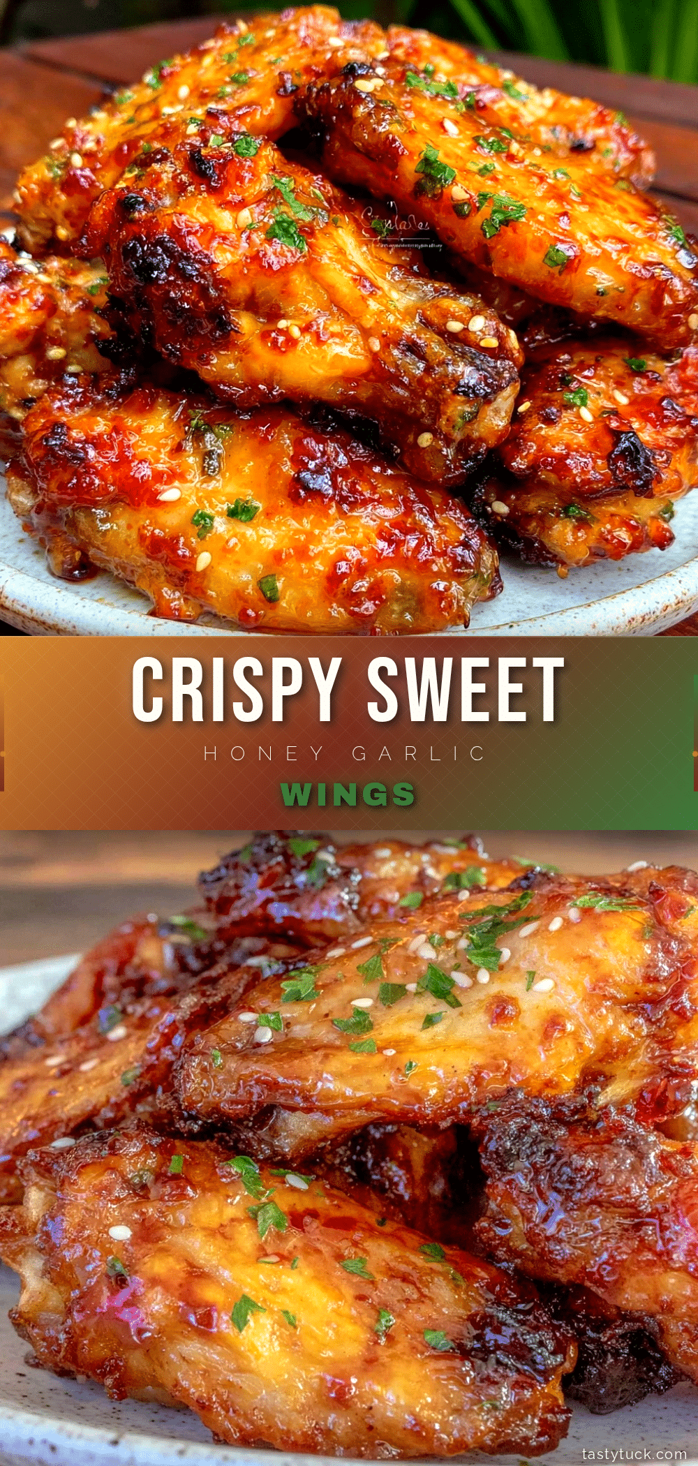 crispy air fryer honey garlic chicken wings recipe