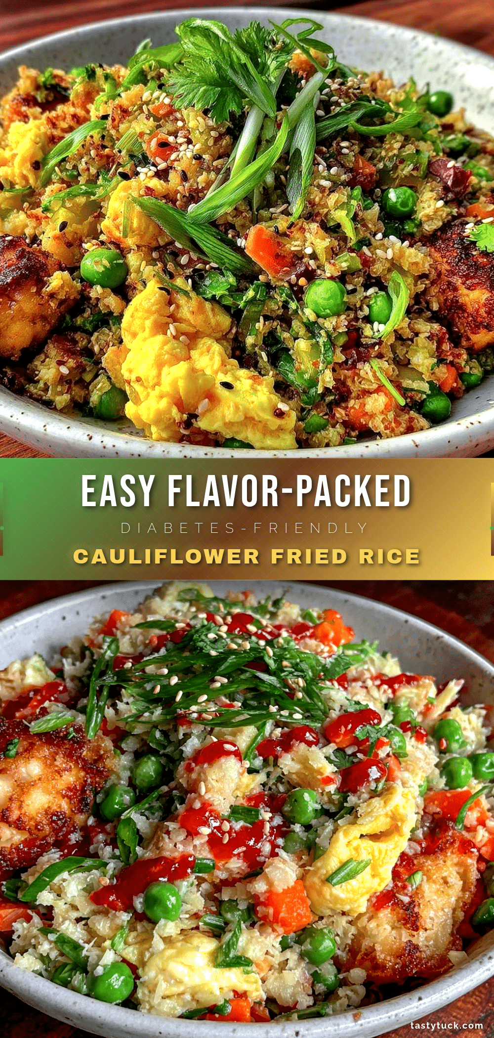 diabetes-friendly cauliflower fried rice recipe