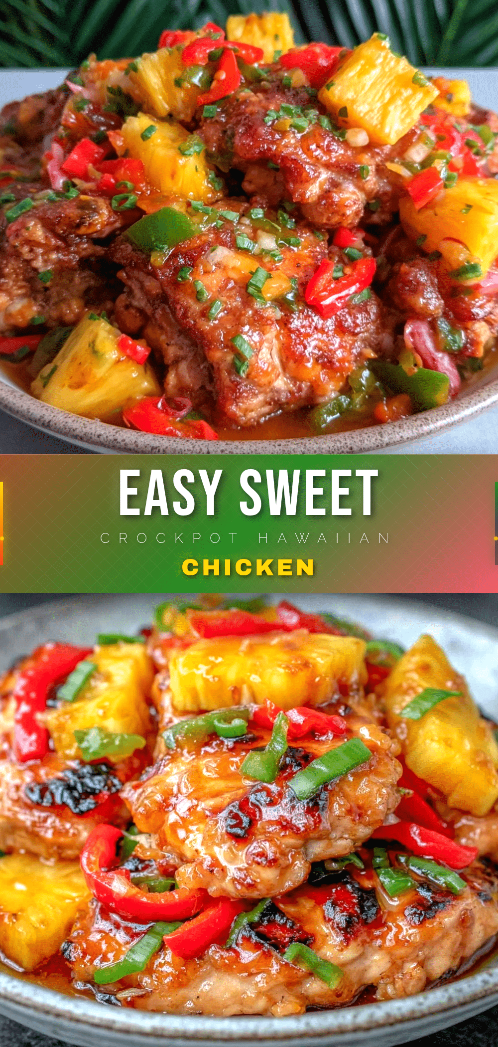 easy sweet crockpot hawaiian chicken recipe