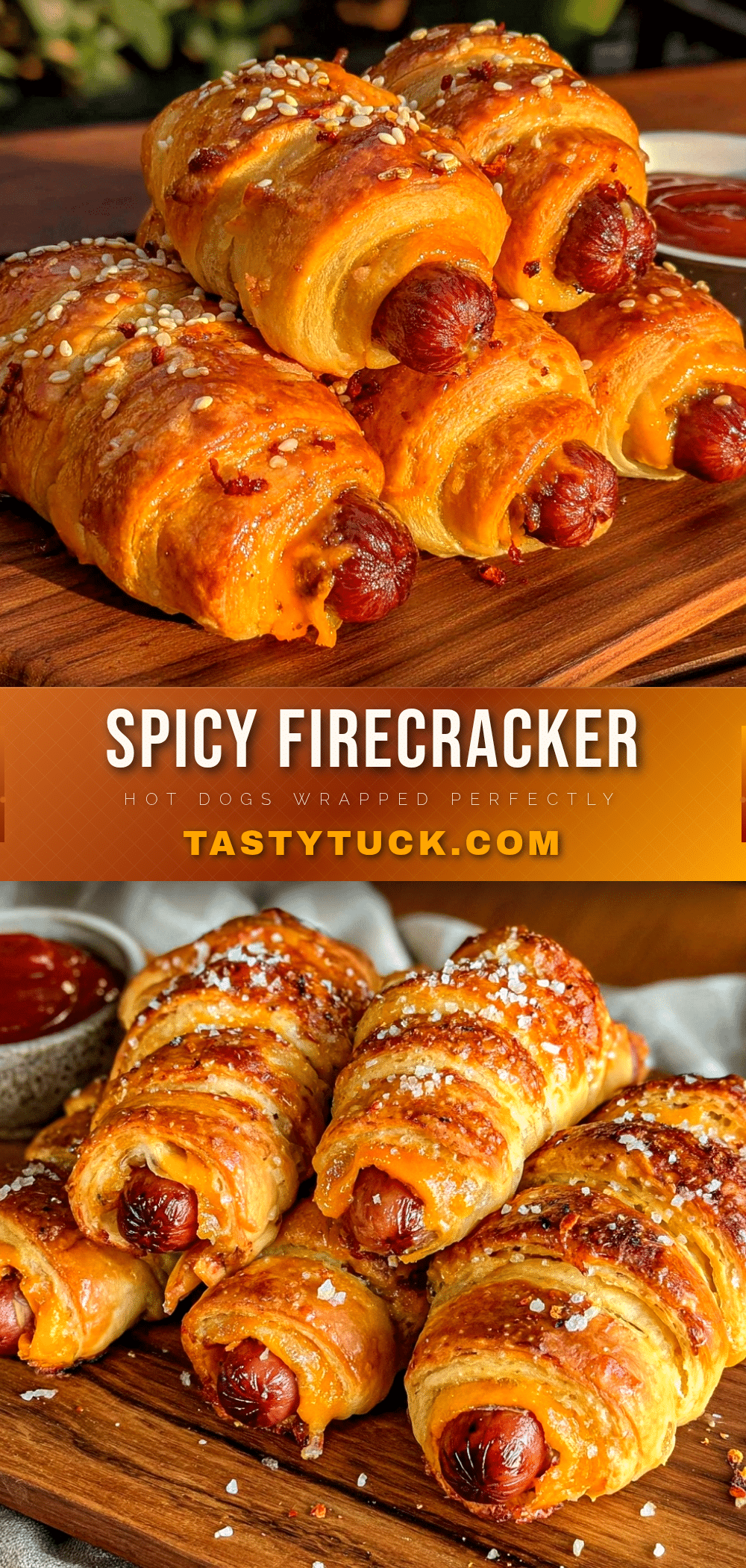 firecracker hot dogs wrapped in crescent rolls recipe