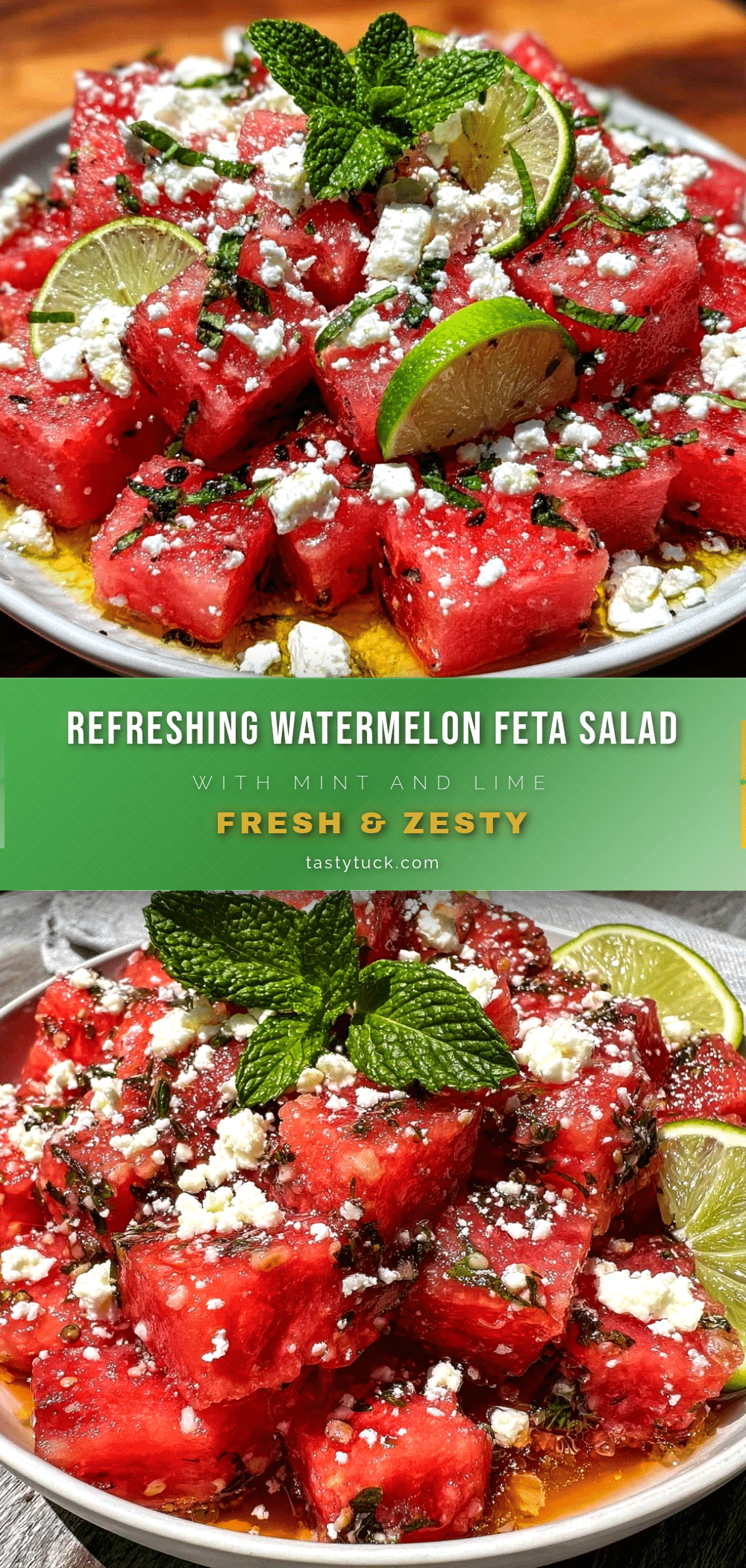 fresh watermelon feta salad recipe