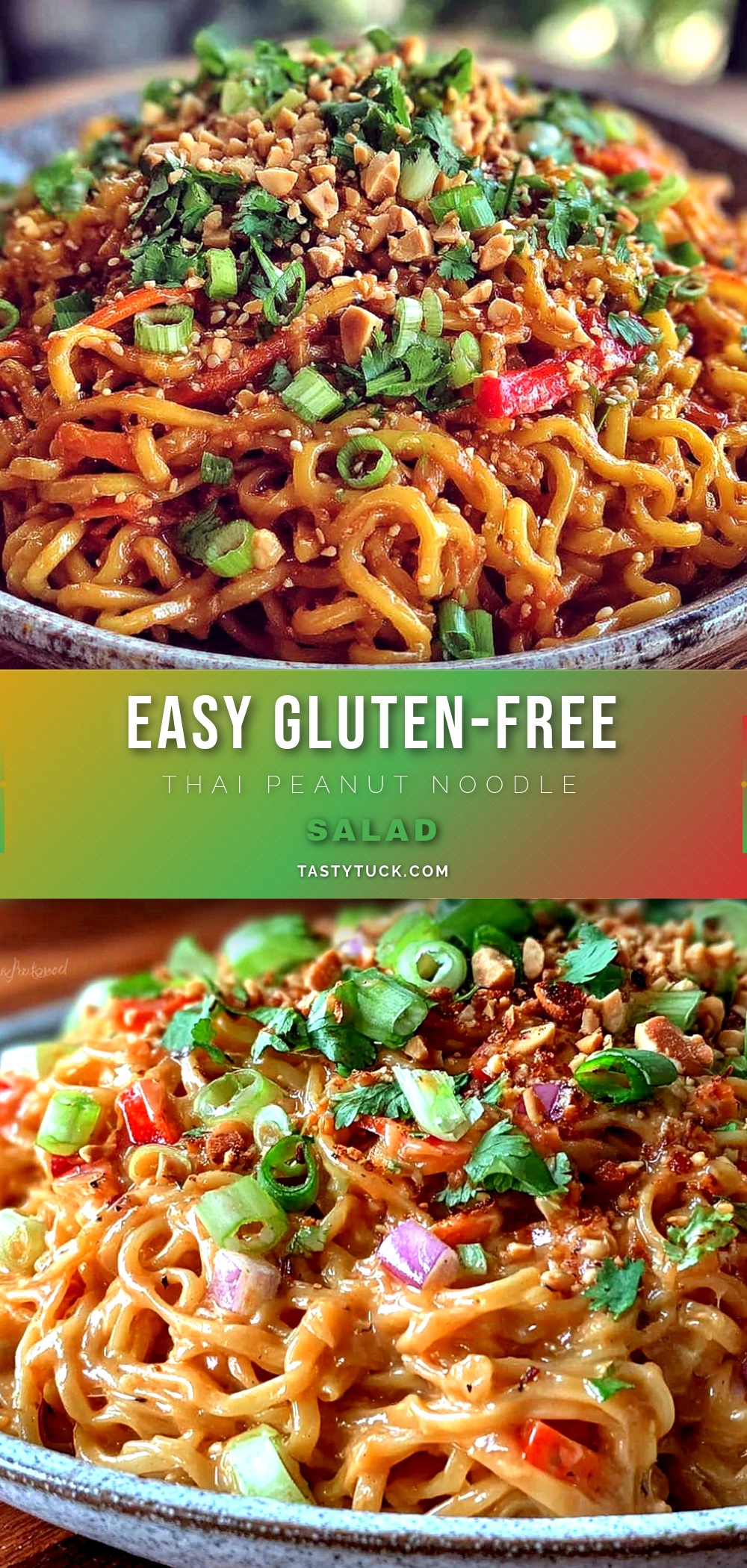 gluten-free thai peanut noodle salad recipe