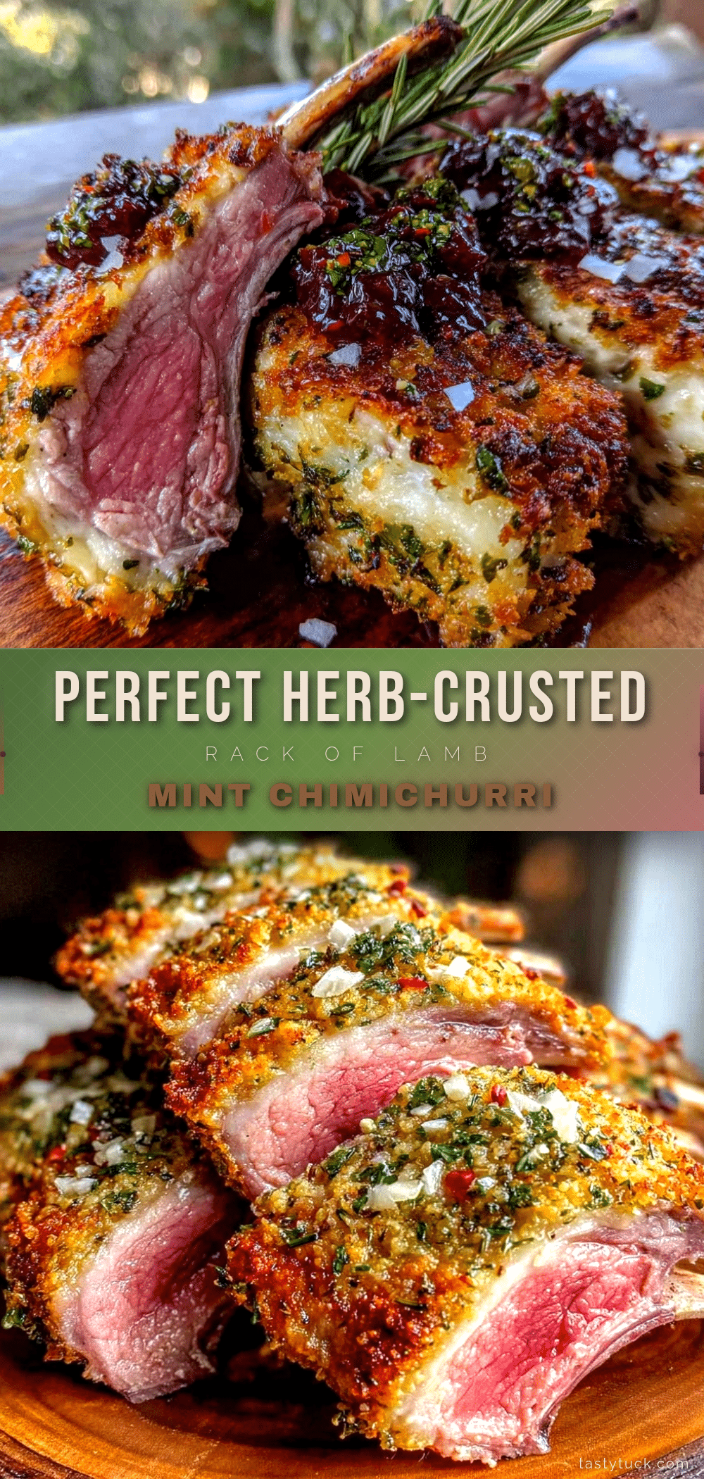 herb-crusted rack of lamb recipe