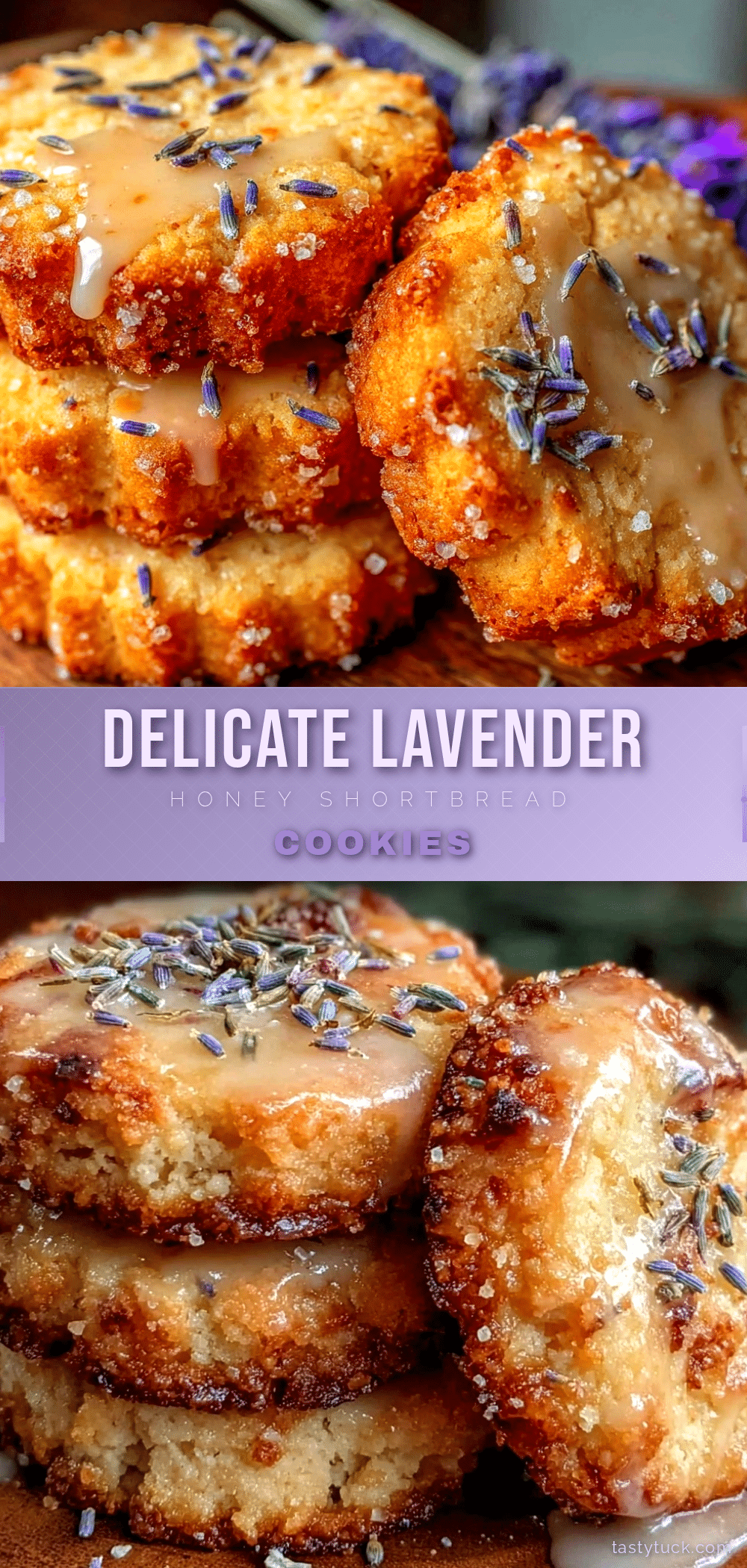 lavender honey shortbread cookies recipe