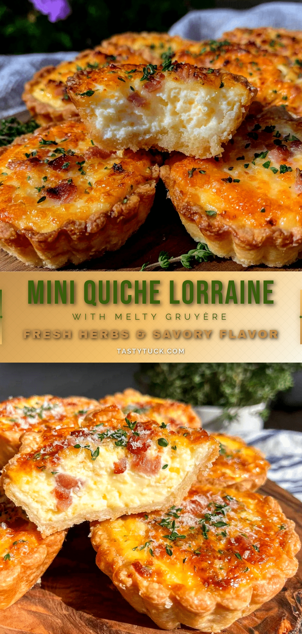 mini quiche lorraine recipe
