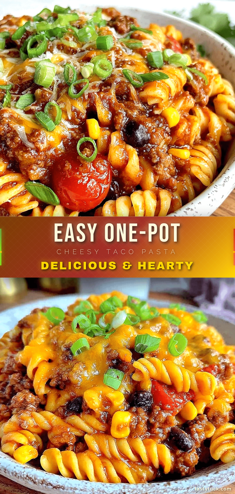 one pot taco pasta recipe