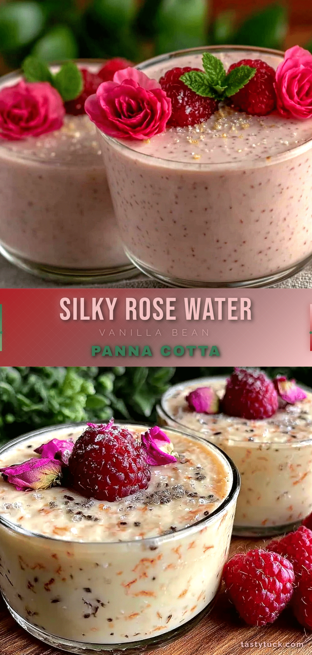 rose water vanilla bean panna cotta recipe