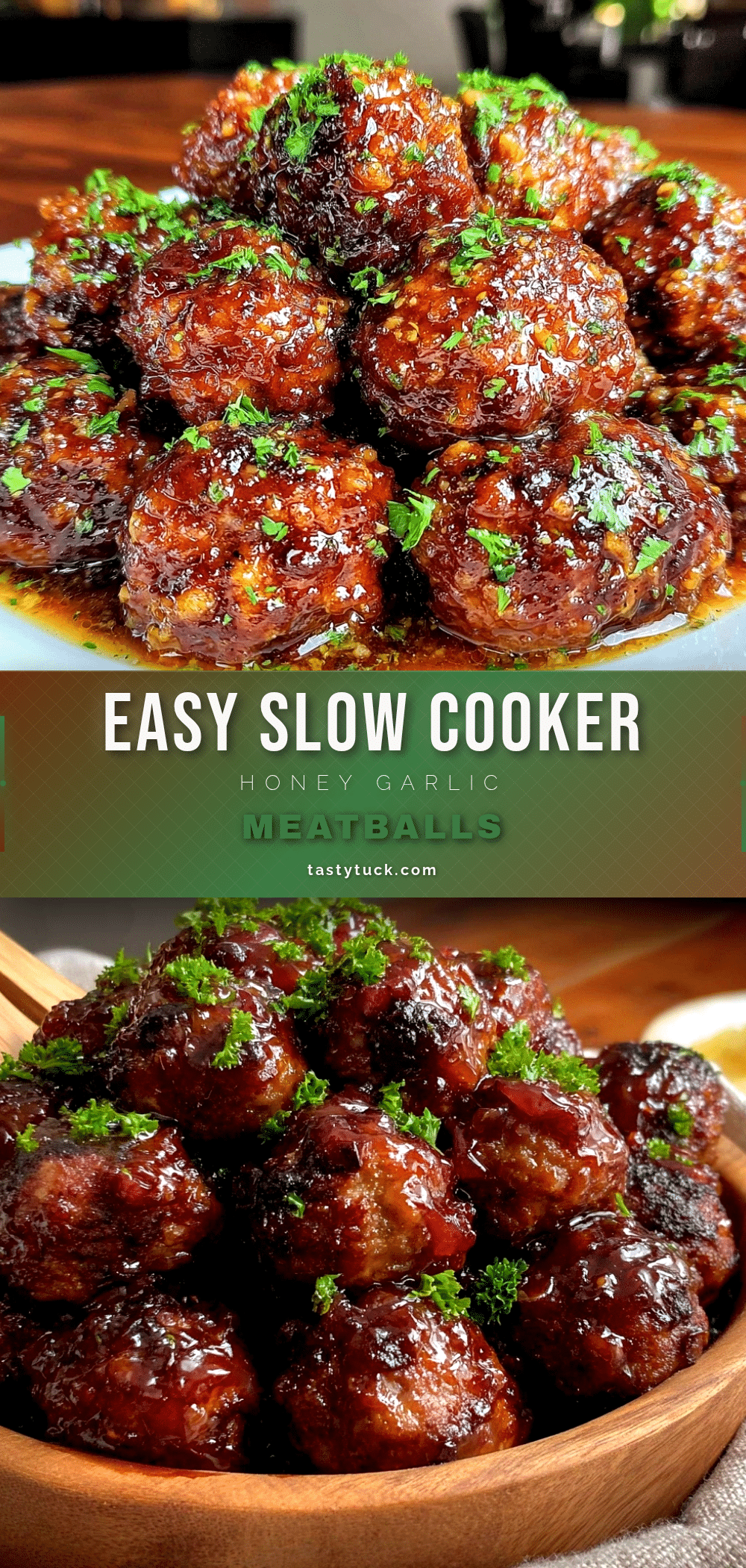 slow cooker honey garlic meatballs recipe