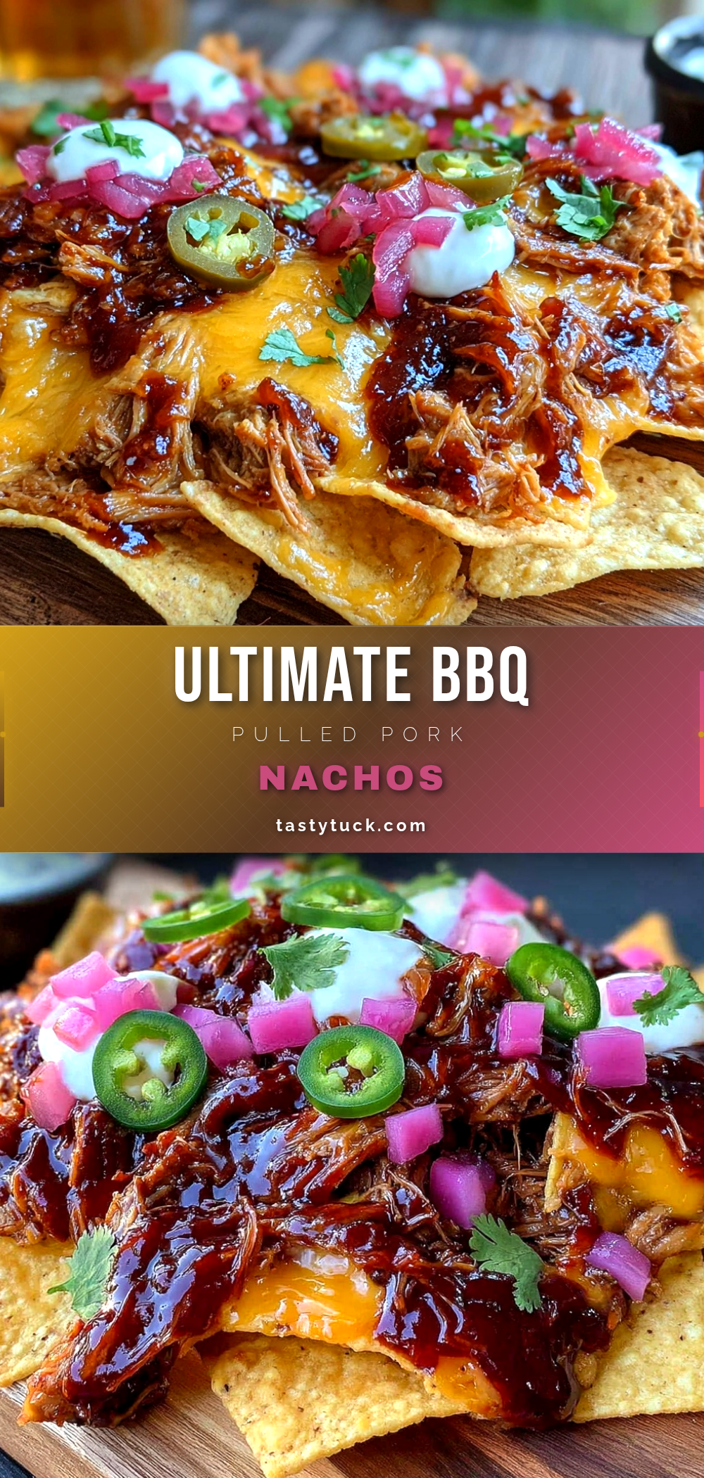 BBQ pulled pork nachos recipe