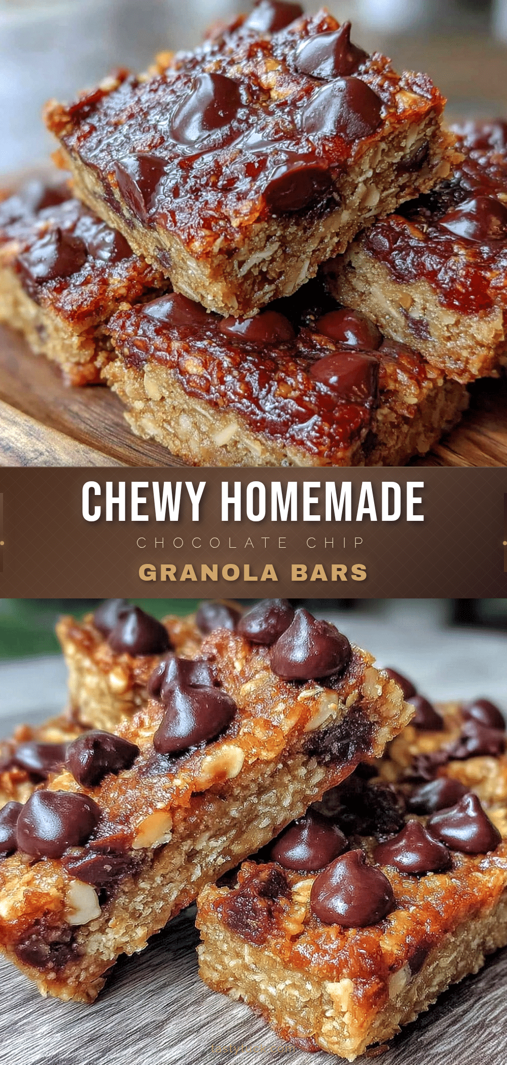 chewy homemade granola bars with chocolate chips recipe