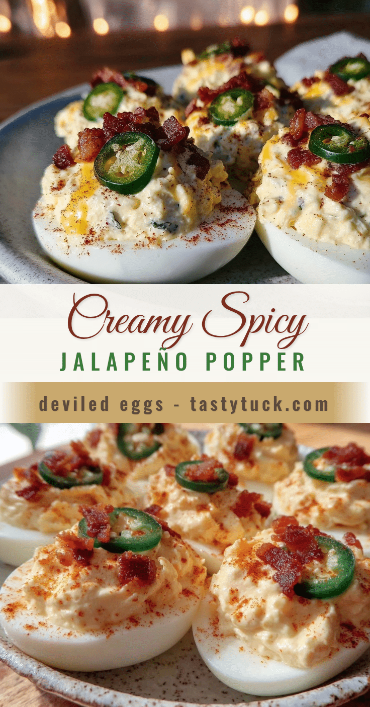 creamy jalapeño popper deviled eggs recipe
