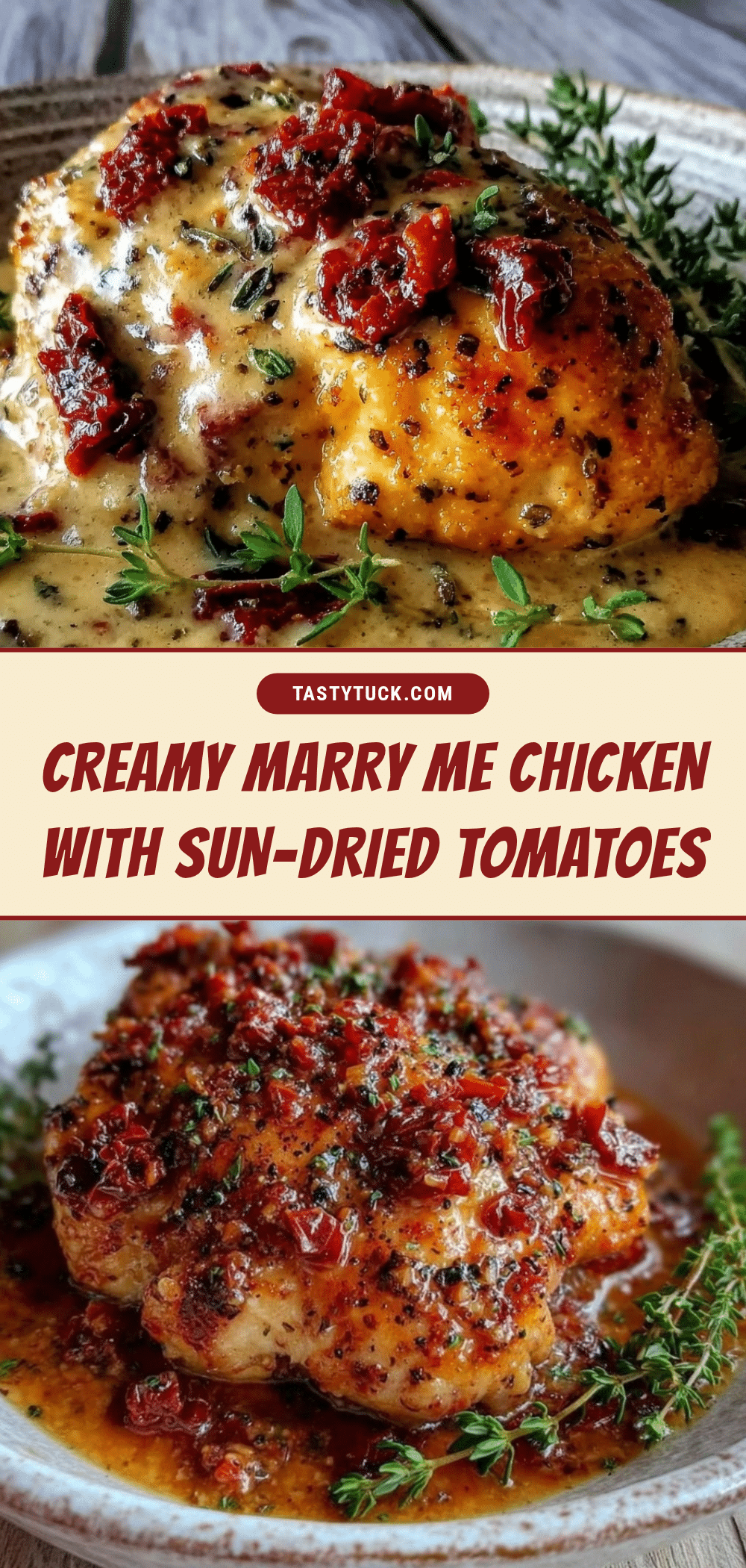creamy marry me chicken recipe