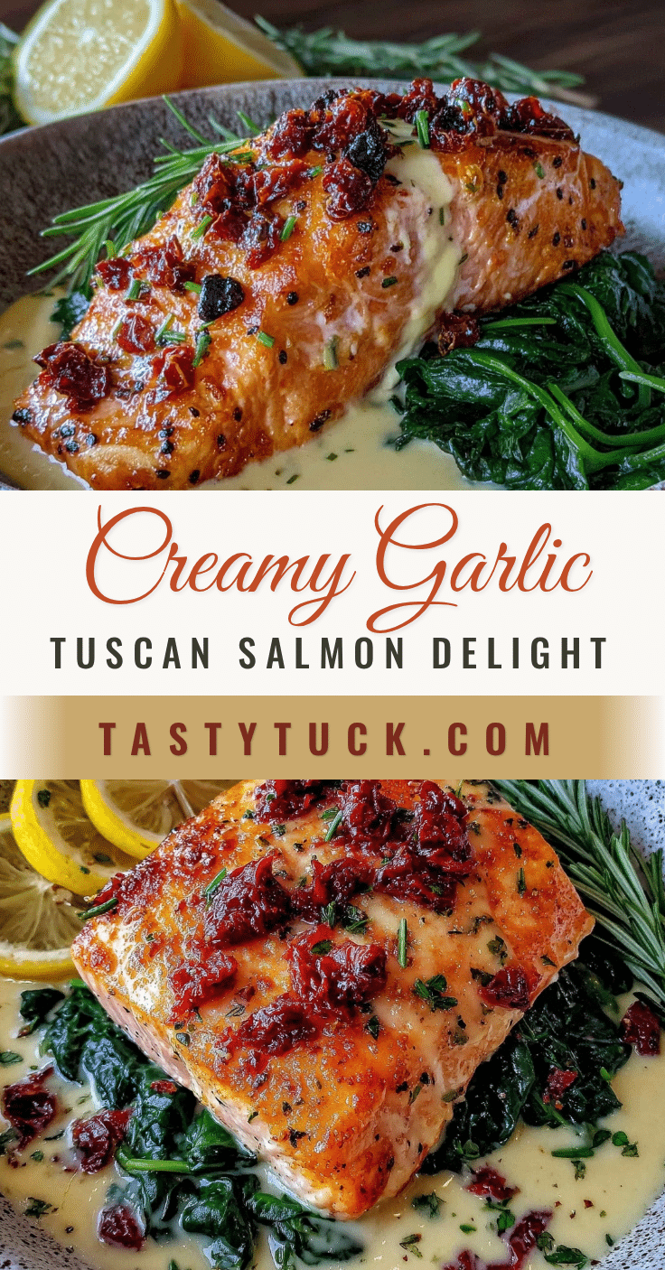 creamy tuscan salmon recipe