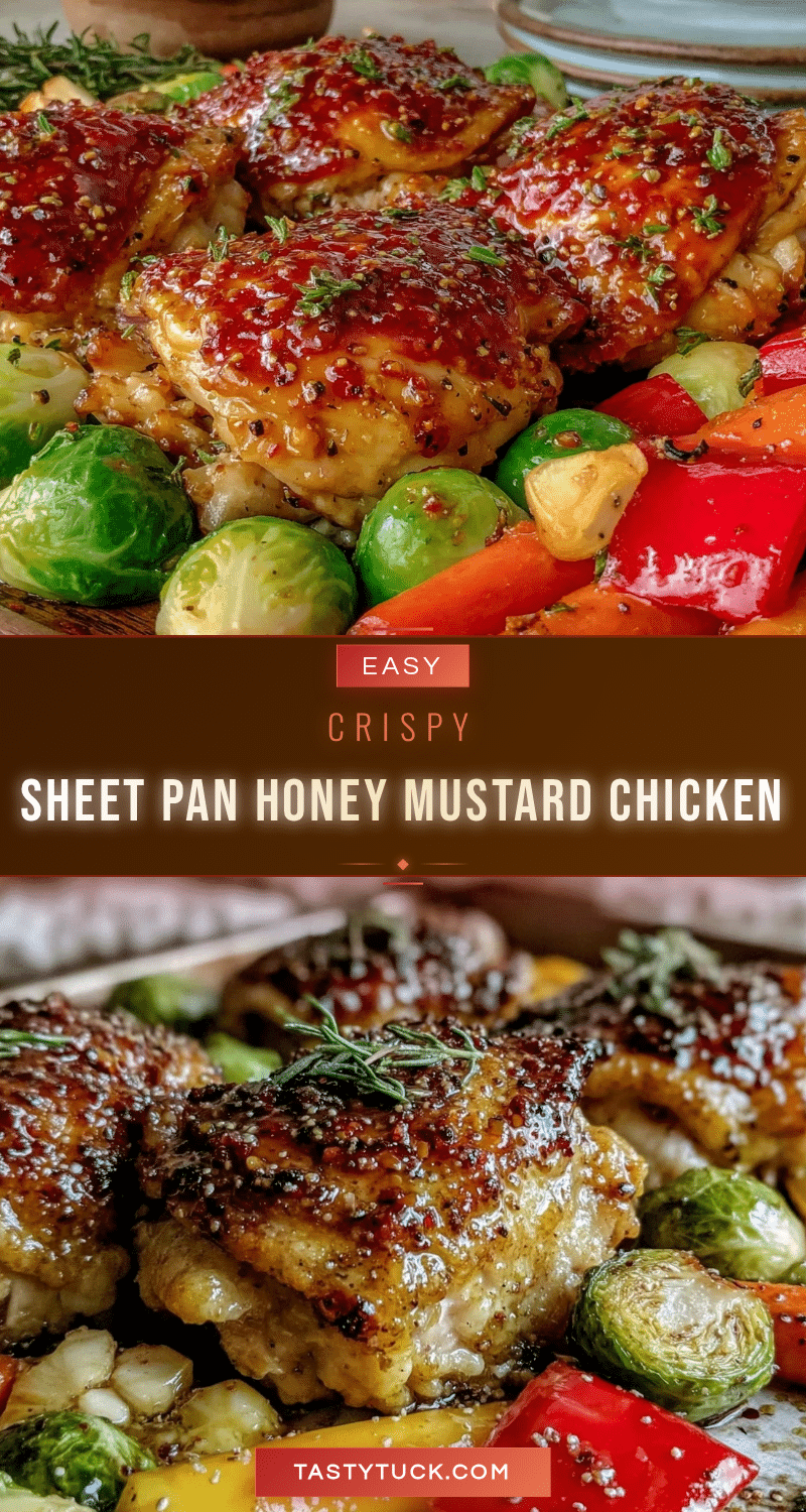 crispy sheet pan honey mustard chicken recipe