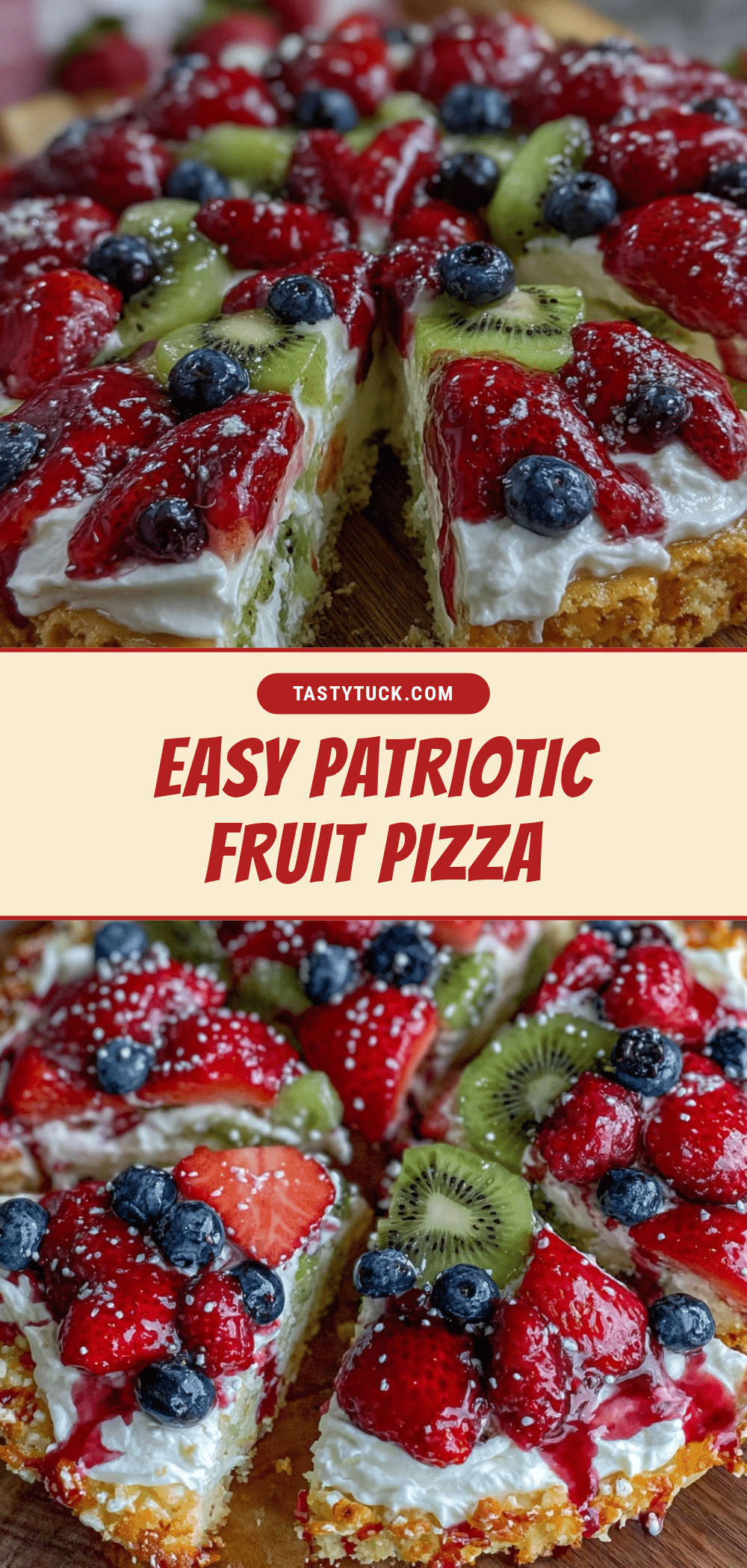 easy patriotic fruit pizza recipe