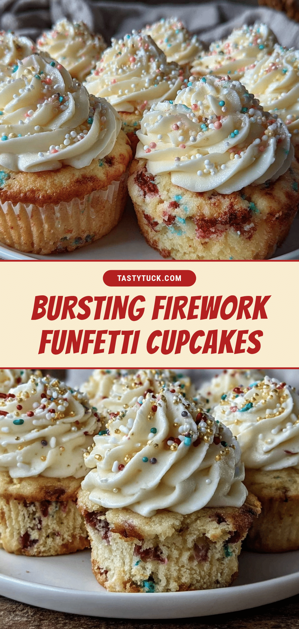 firework funfetti cupcakes recipe