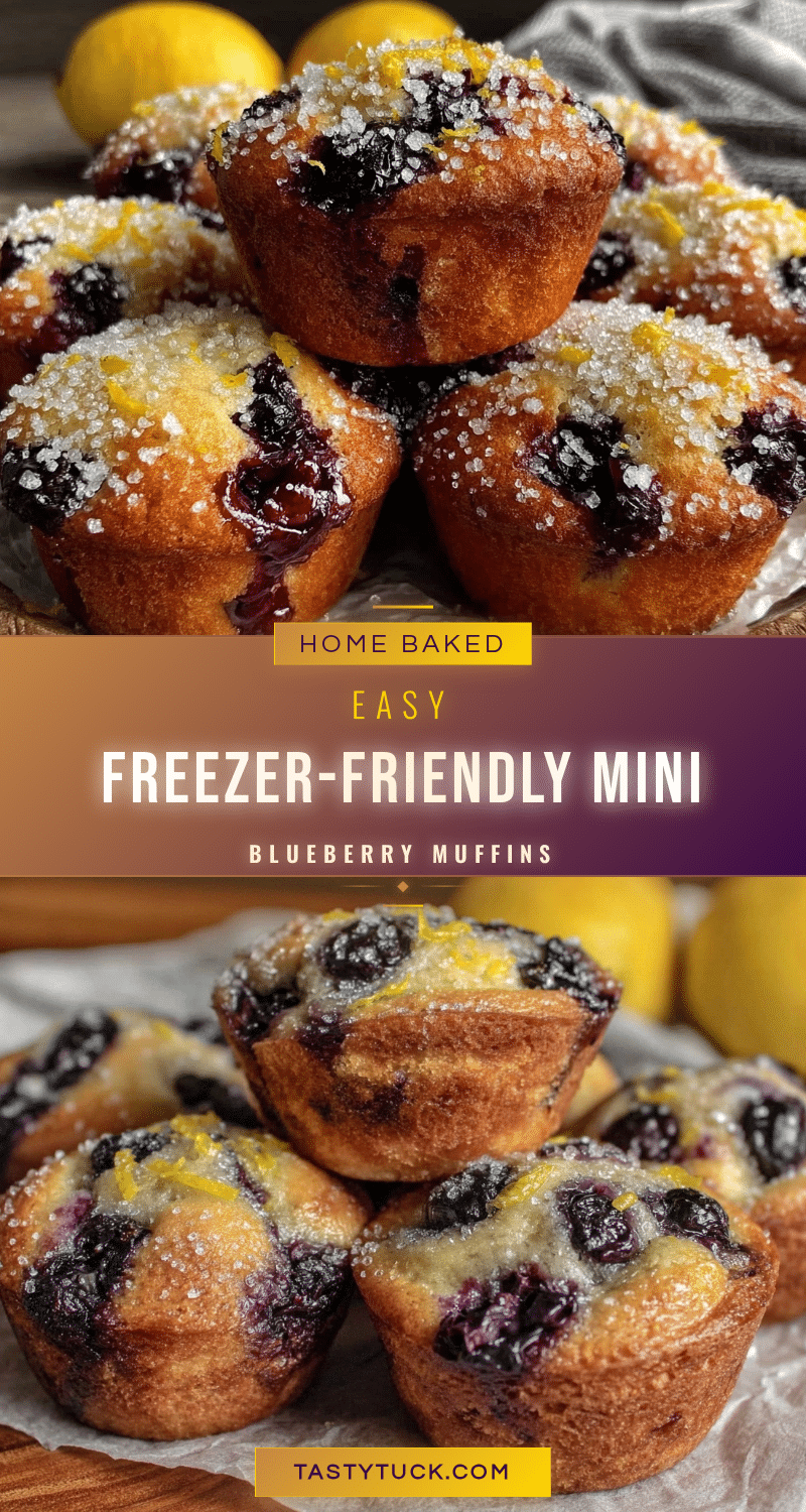 freezer-friendly mini blueberry muffins recipe