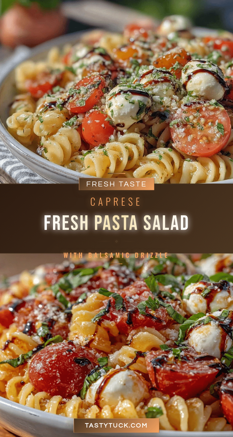 fresh caprese pasta salad recipe