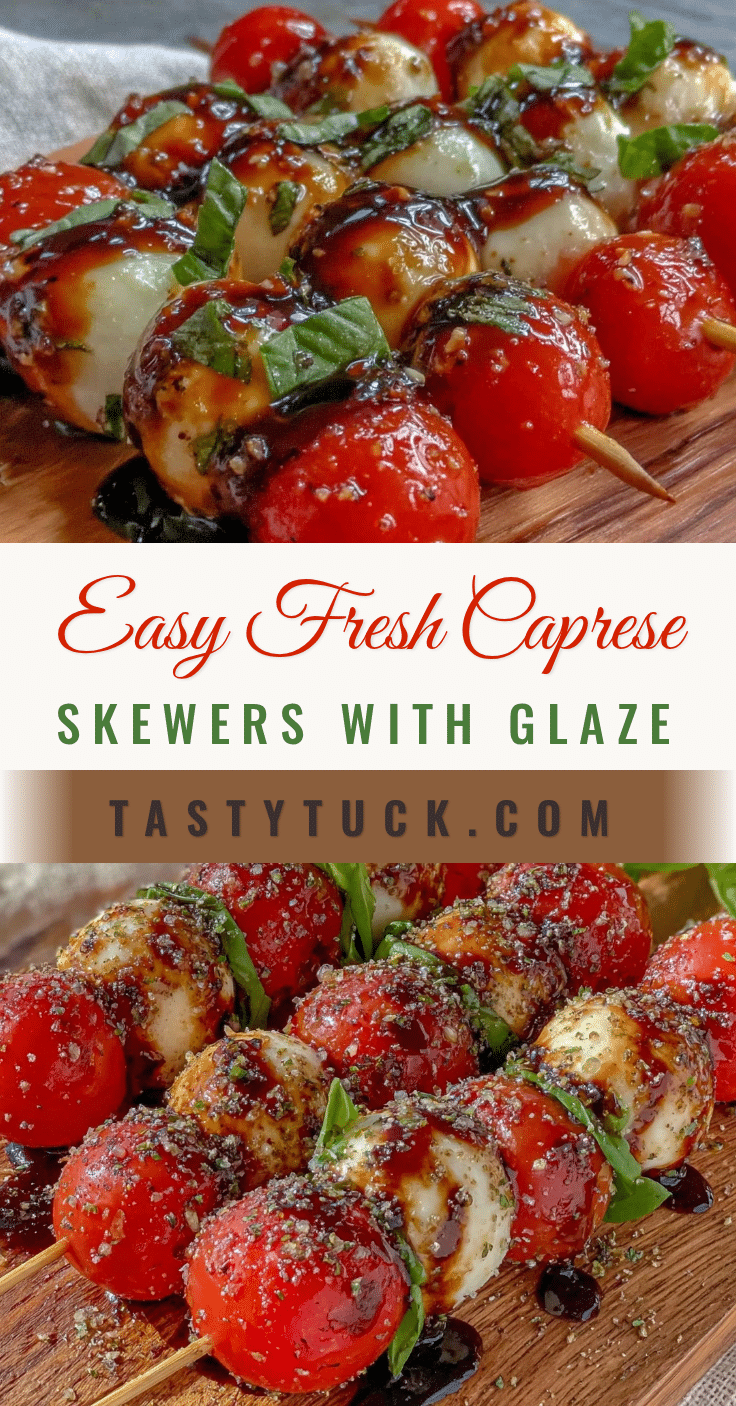 fresh caprese skewers recipe