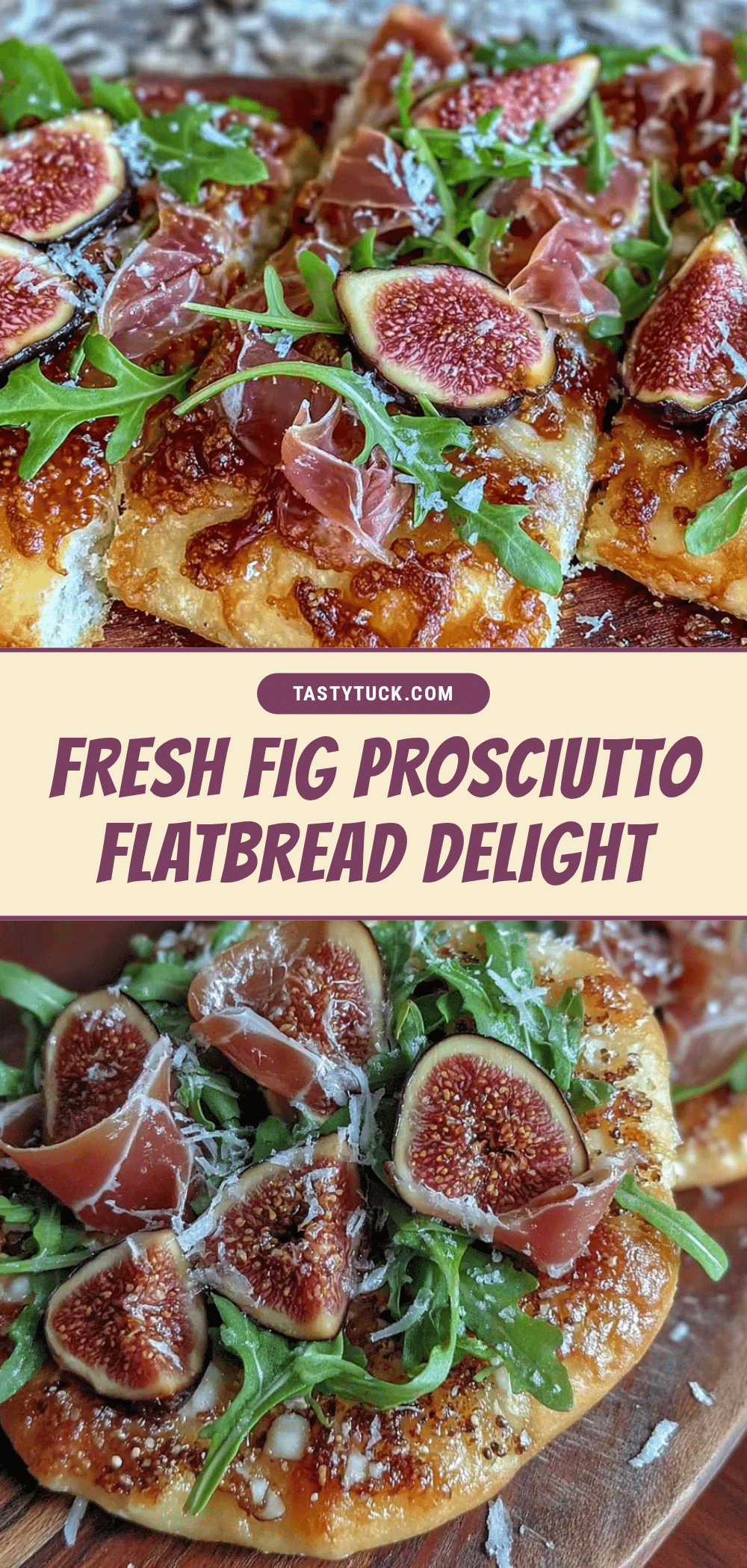 fresh fig and prosciutto flatbread recipe