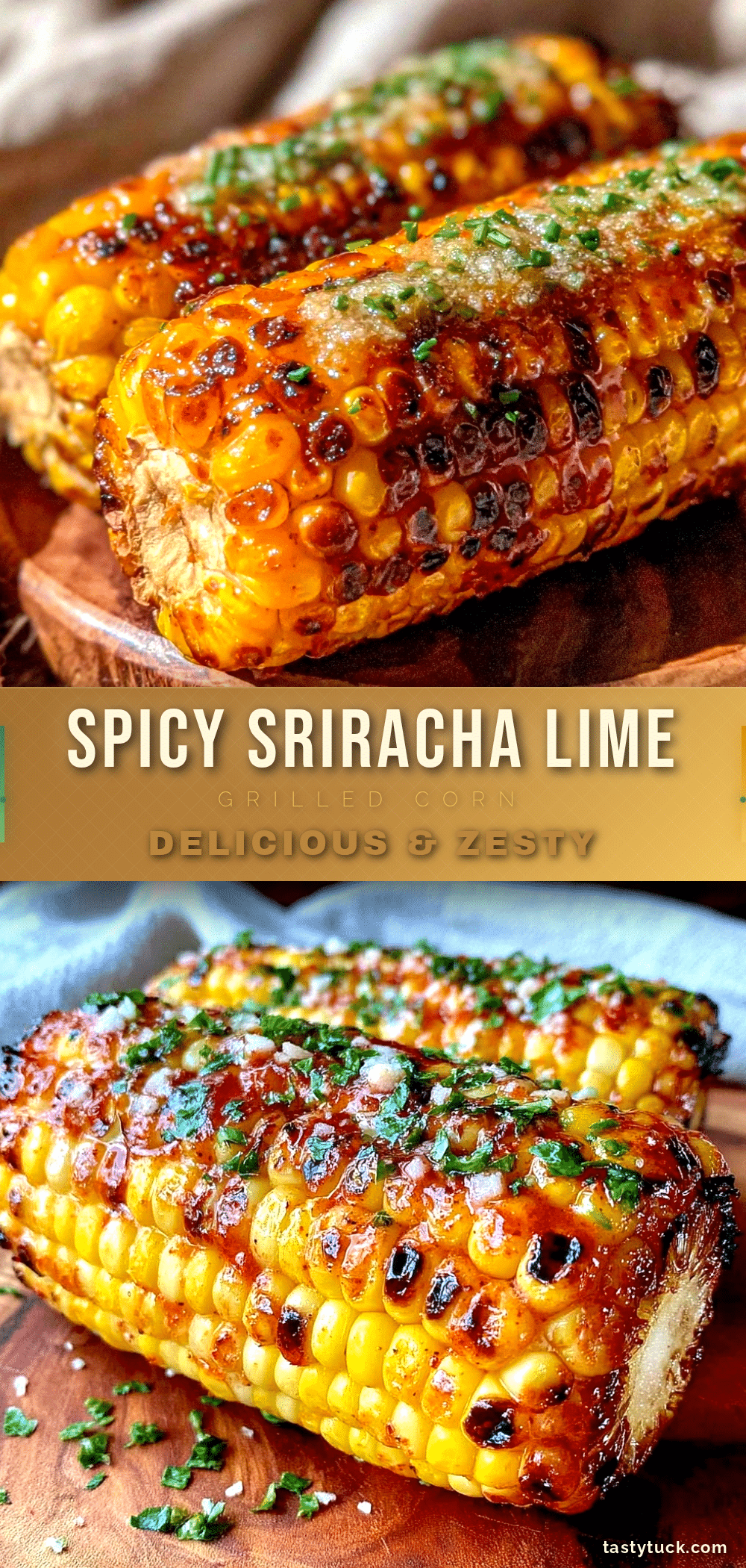 grilled corn on the cob with sriracha-lime butter recipe