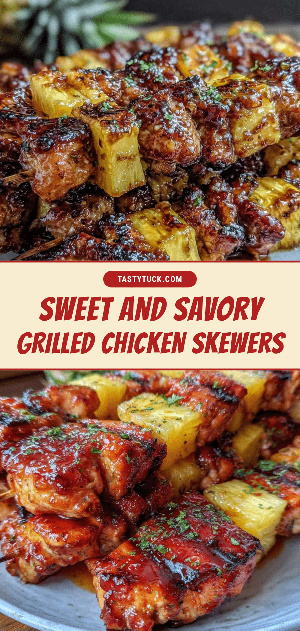 grilled honey garlic chicken skewers recipe