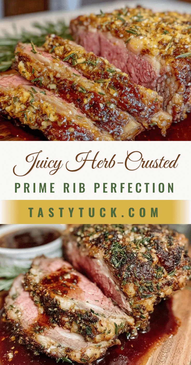 herb-crusted prime rib recipe