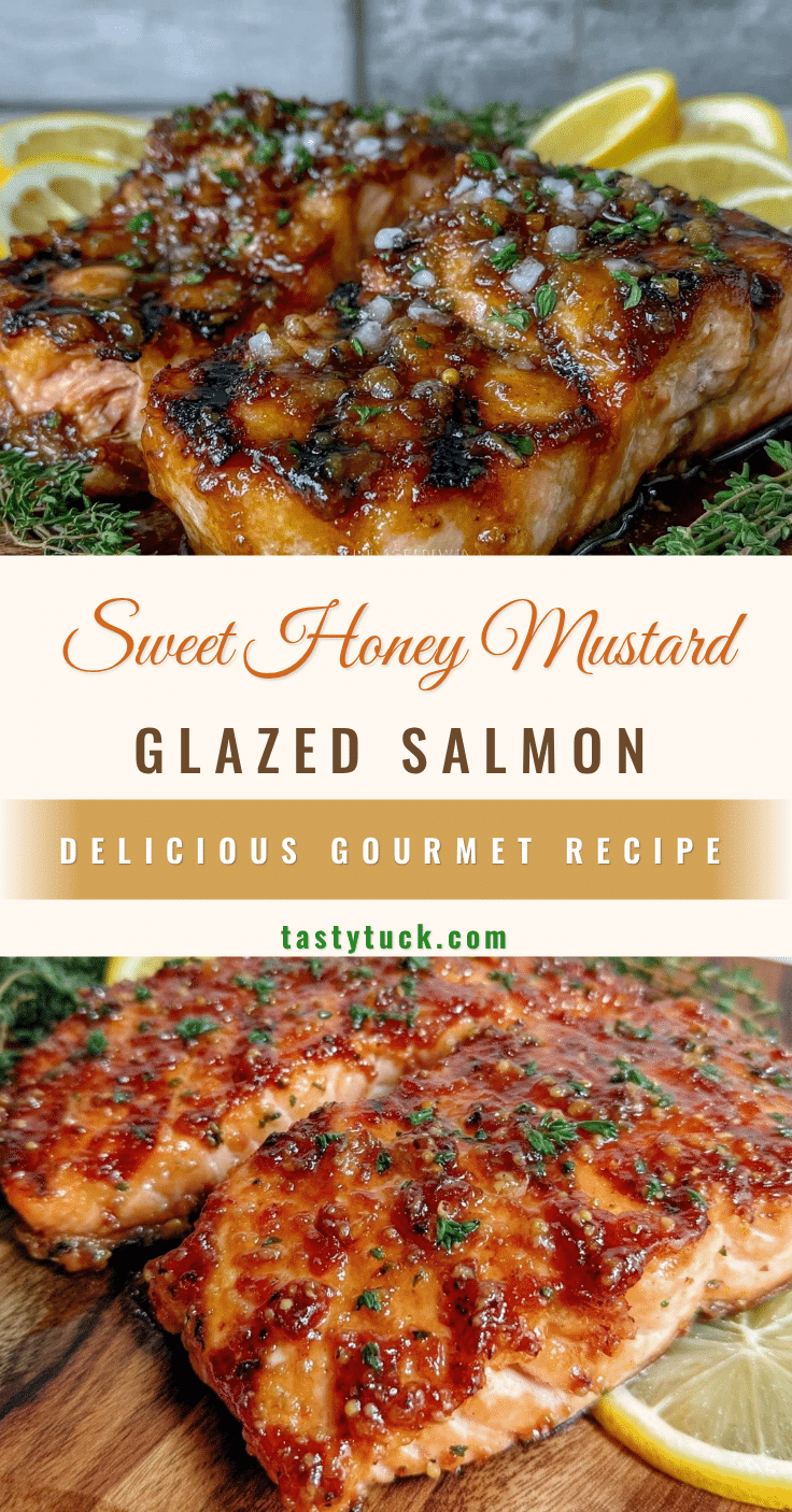 honey mustard glazed grilled salmon recipe