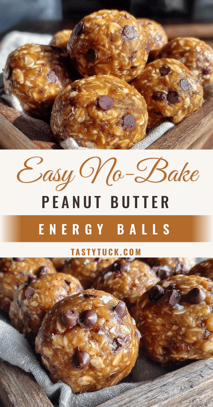 no bake peanut butter energy balls recipe