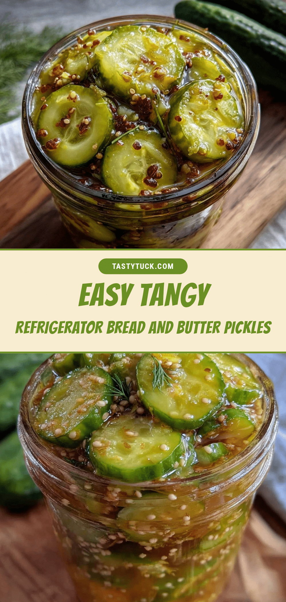 refrigerator bread and butter pickles recipe