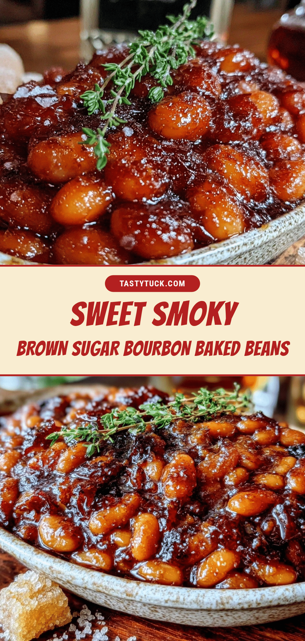 savory brown sugar bourbon baked beans recipe