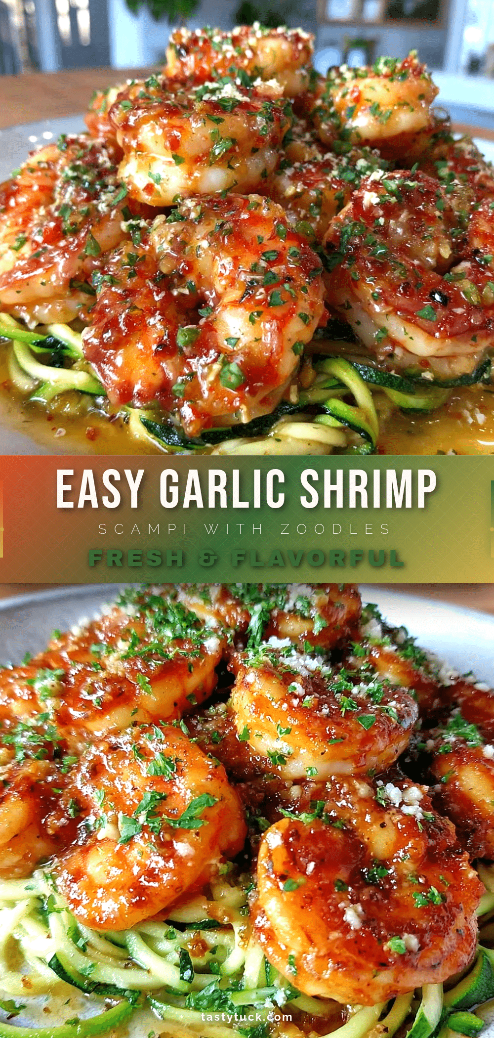 shrimp scampi with zucchini noodles recipe