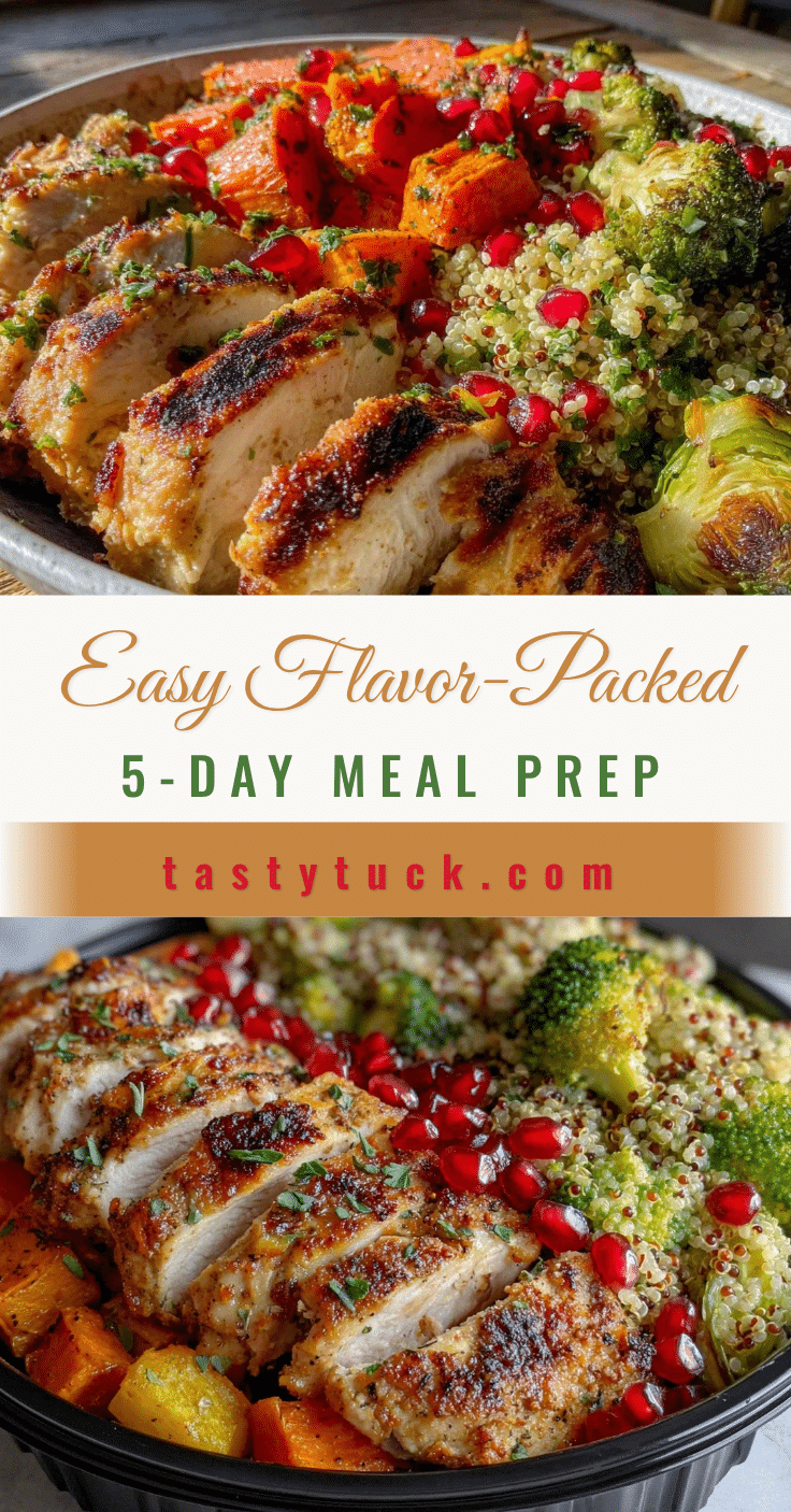 5-day meal prep grilled chicken bowls recipe