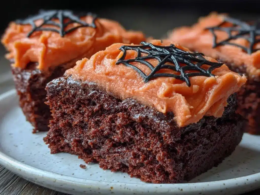 black velvet Halloween cake - featured image