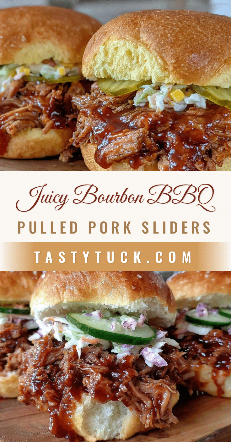 bourbon BBQ pulled pork sliders recipe