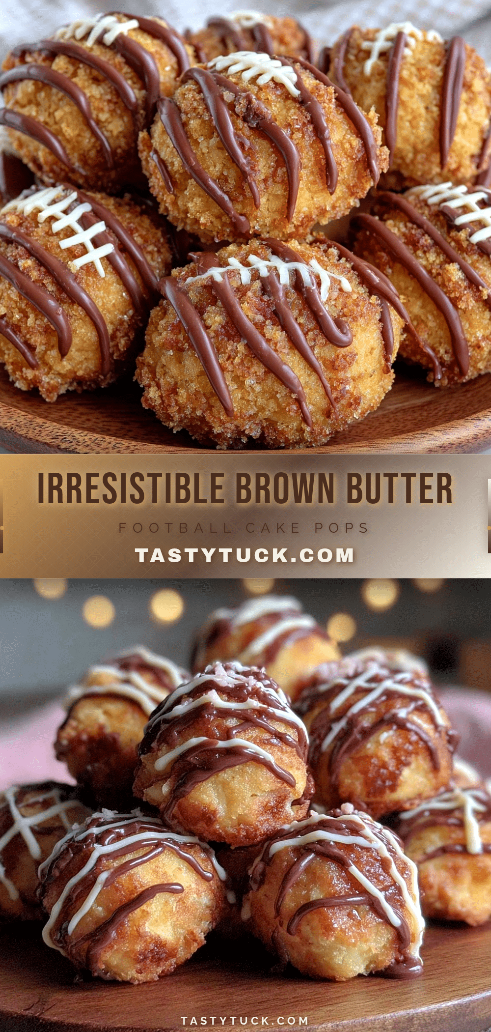 brown butter football cake pops recipe