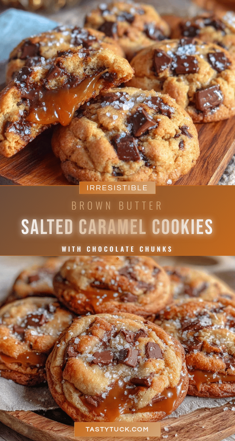 brown butter salted caramel stuffed chocolate chip cookies recipe