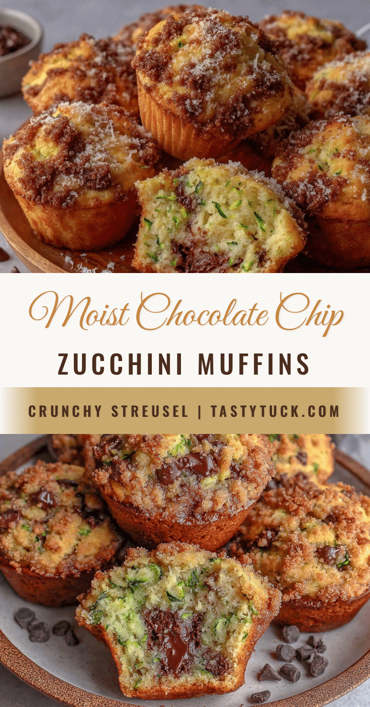 chocolate chip zucchini muffins recipe