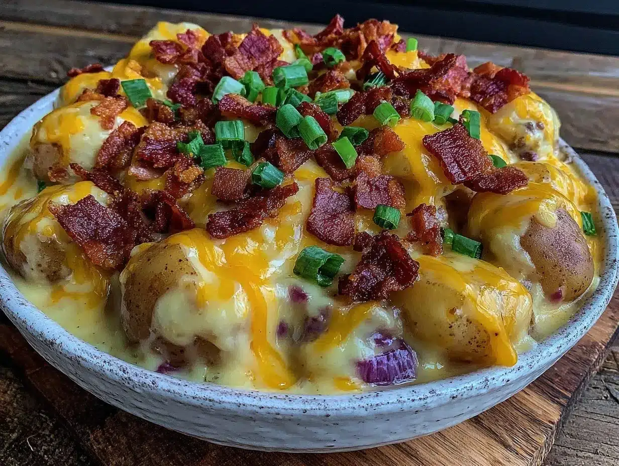 creamy cheeseburger potato soup preparation steps