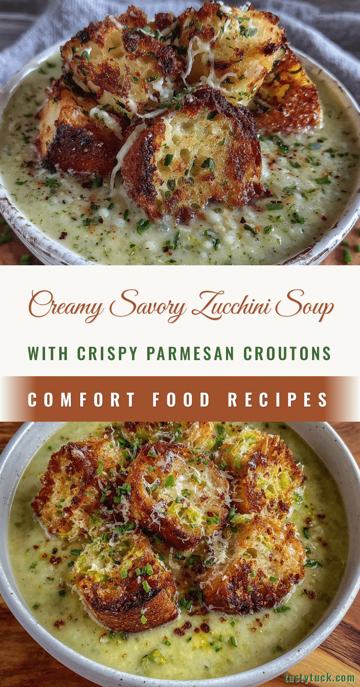 creamy savory zucchini soup recipe