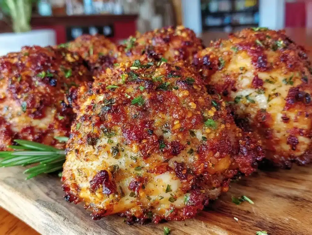 crispy baked chicken thighs - featured image