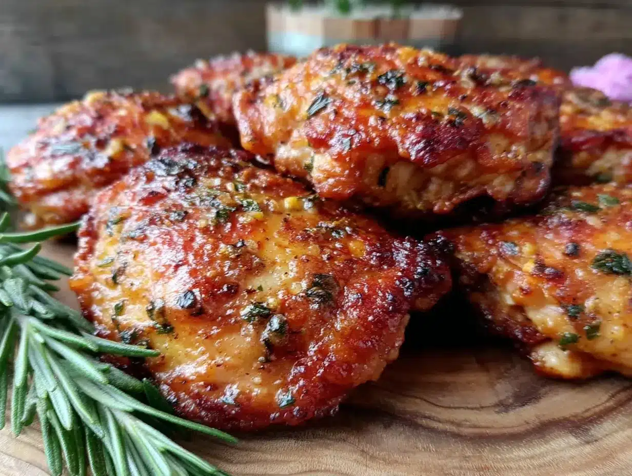crispy baked chicken thighs preparation steps
