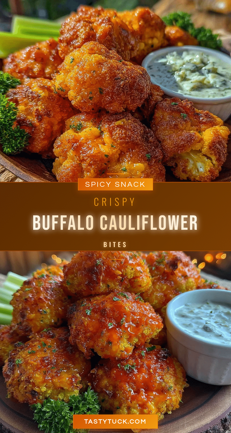 crispy buffalo cauliflower bites recipe