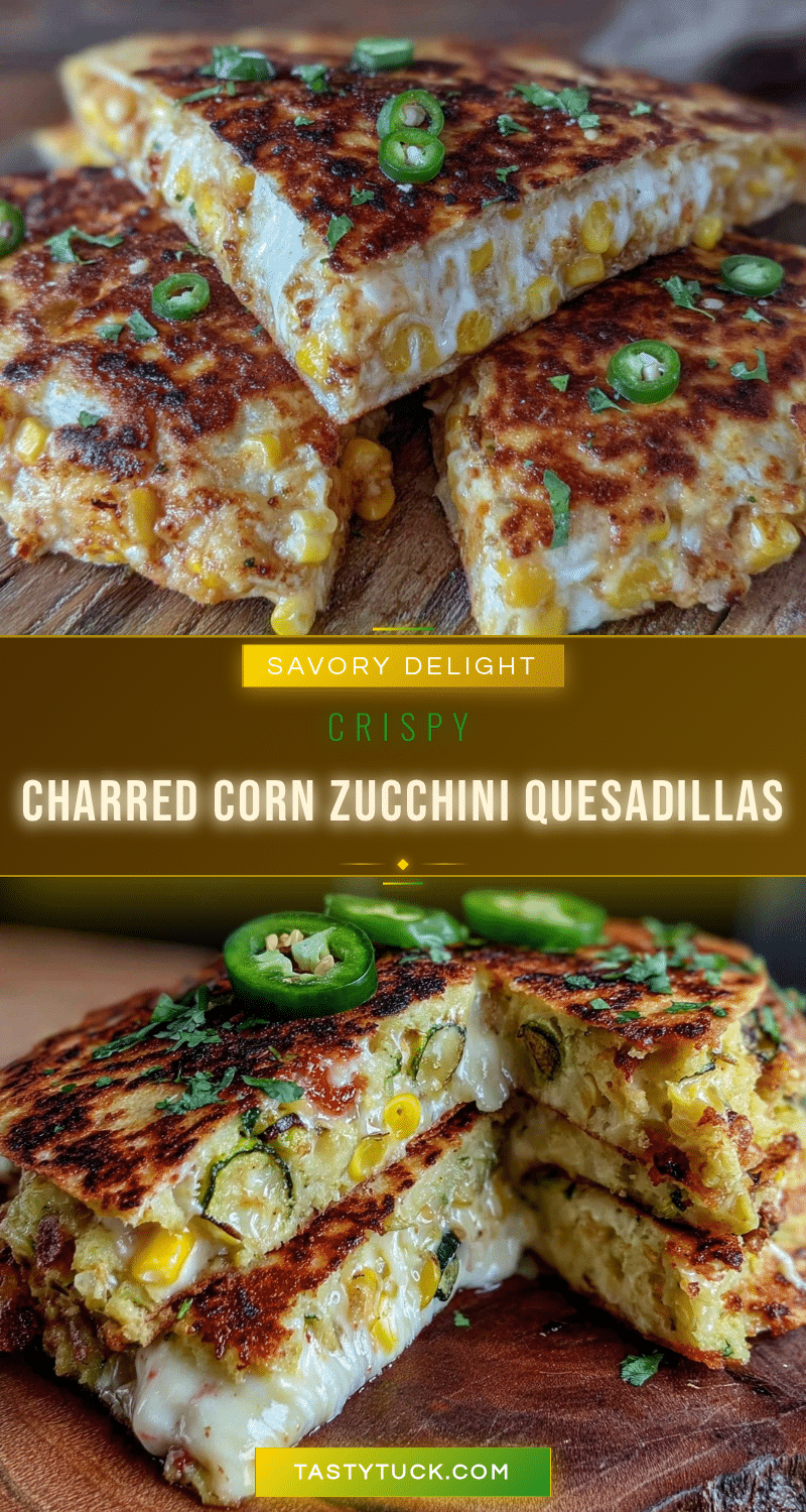 crispy charred corn and zucchini quesadillas recipe