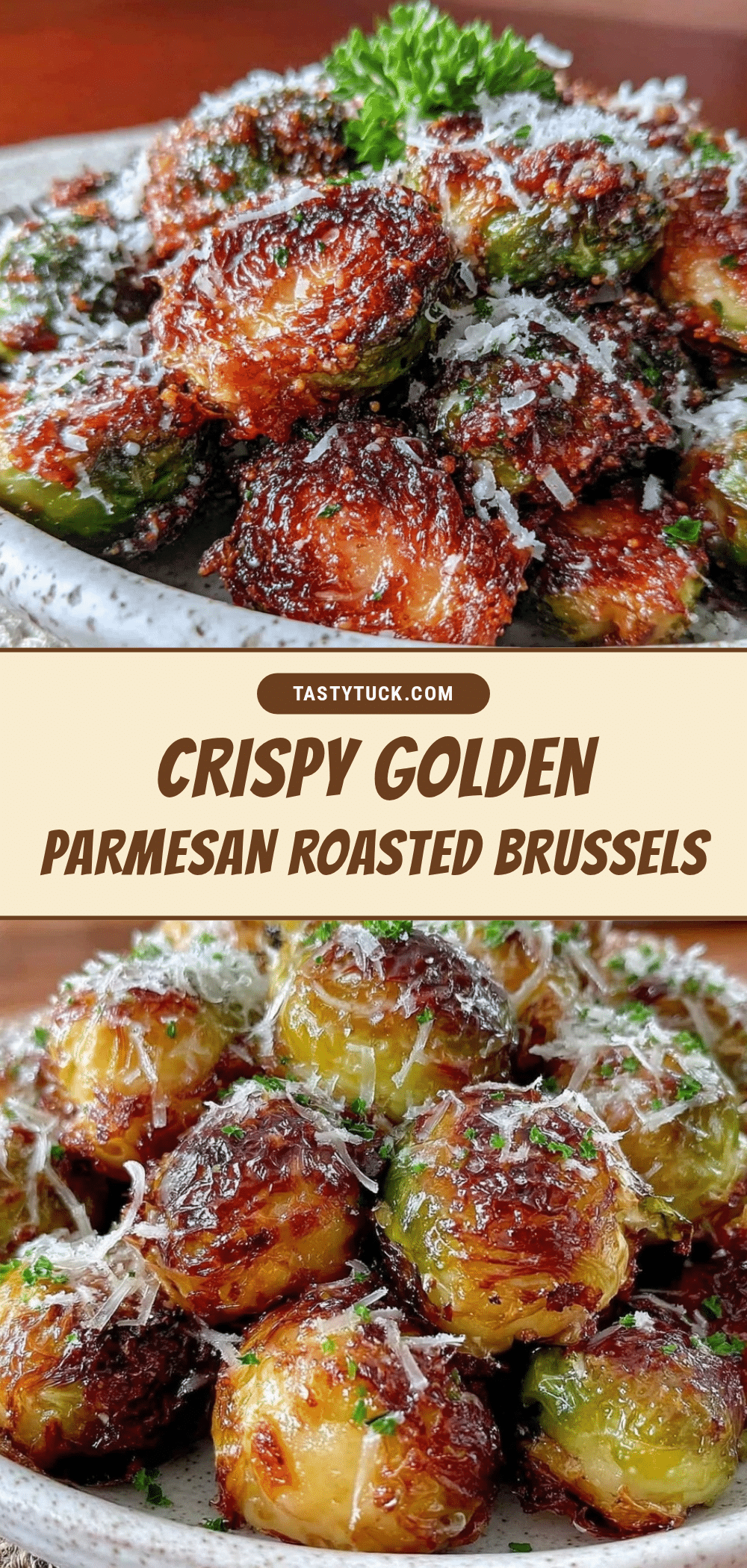 crispy parmesan roasted brussels sprouts recipe