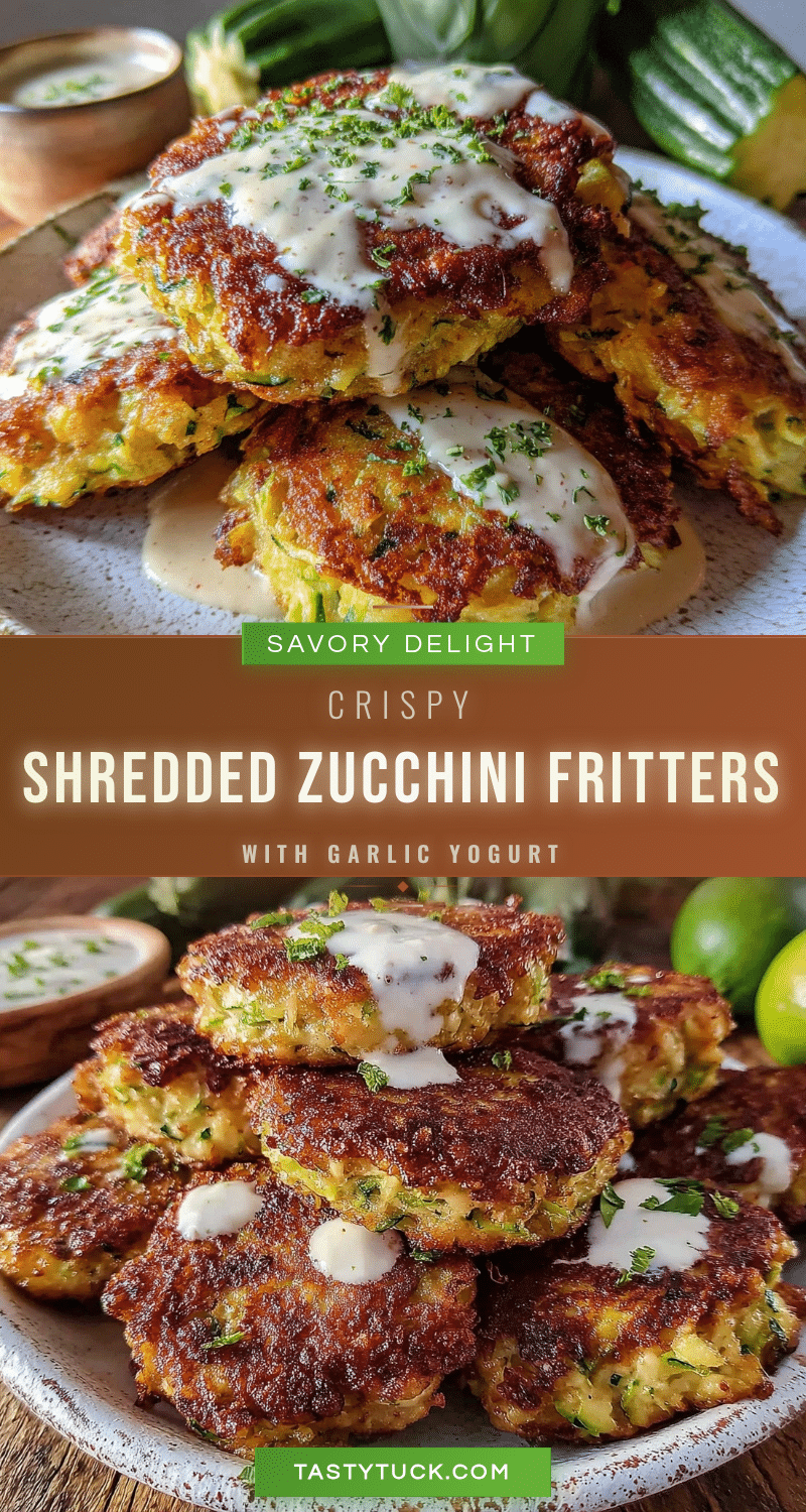 crispy shredded zucchini fritters recipe