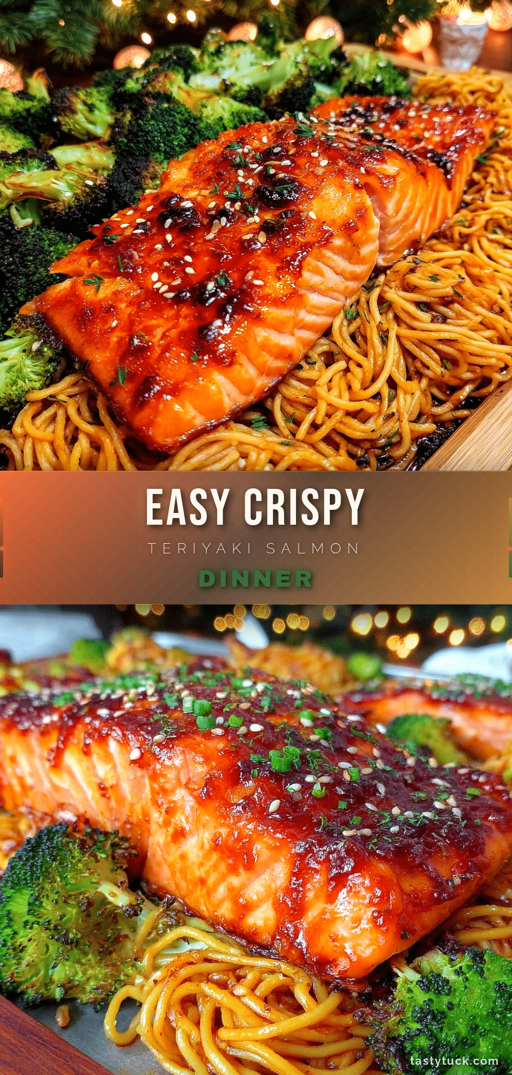 easy crispy sheet pan teriyaki salmon recipe