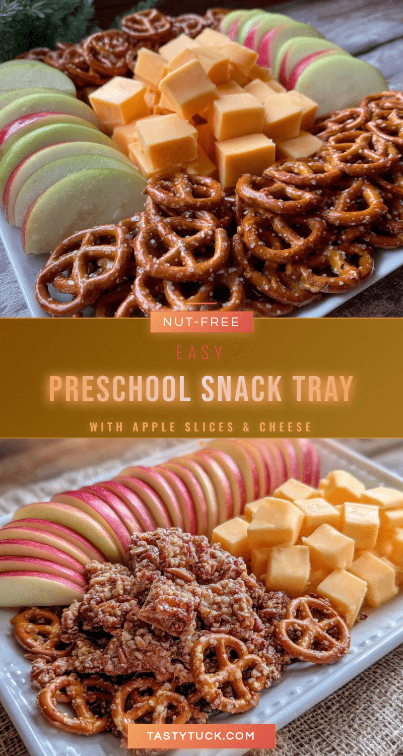 easy nut-free preschool snack tray recipe