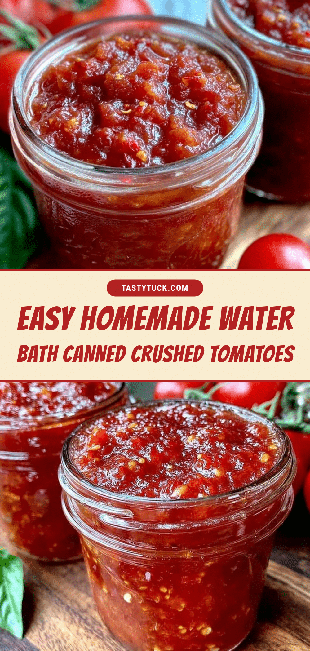 easy water bath canning crushed tomatoes recipe