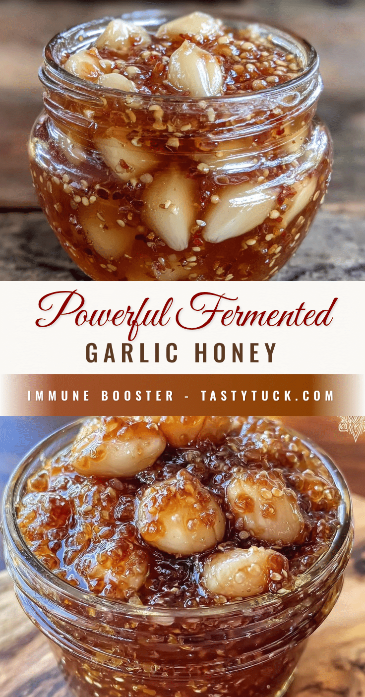 fermented garlic honey immune booster recipe